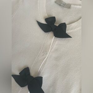 🌿LOFT Bow Cardigan- WORN ONCE!